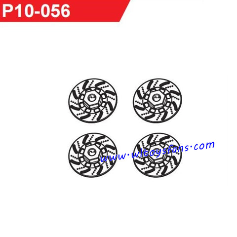 UDIRC UD1001 RC Car Parts Hex Wheel Adapter With Disc Brake P10-056