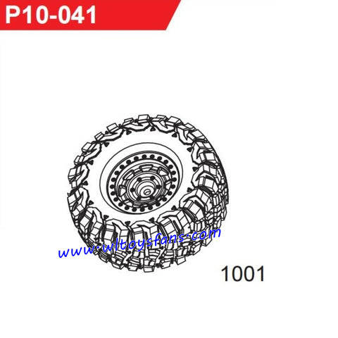 UDIRC UD1001 RC Car Parts Wheel Assembly P10-041