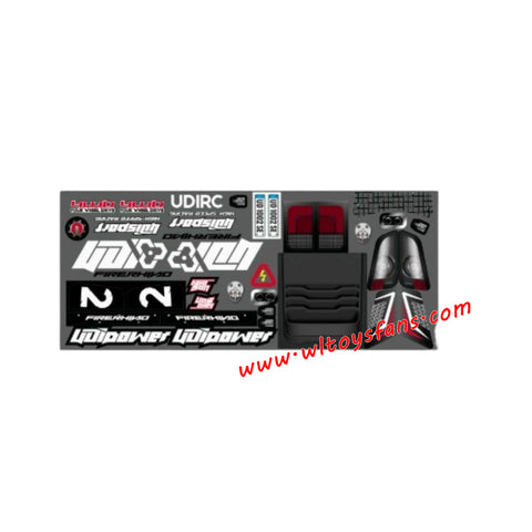 UDIRC UD1002 1002se Parts Body Sticker Youth Edition