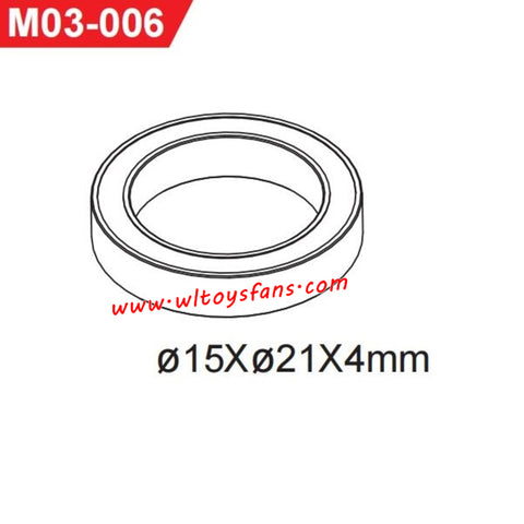 UDIRC UD1002 1002se RC Car Parts 15x21x4mm Ball Bearing M03-006