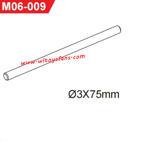 UDIRC UD1002 1002se RC Car Parts 3x75mm Front Lower Suspension Arm Pin M06-009