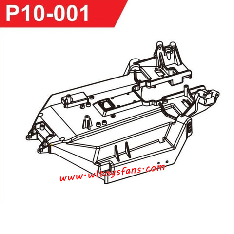 UDIRC UD1002 1002se RC Car Parts Chassis P10-001