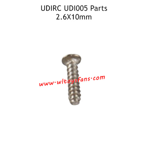 UDIRC UDI005 RC Boat Parts 2.6X10mm Flat Head Screw