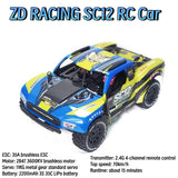 ZD RACING SC12 1/12 4WD 75km/h Off-road RC Car RTR